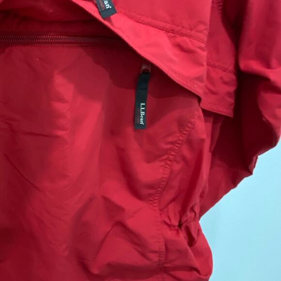 L.L.‎ Bean windbreaker jacket red small - Picture 7 of 8